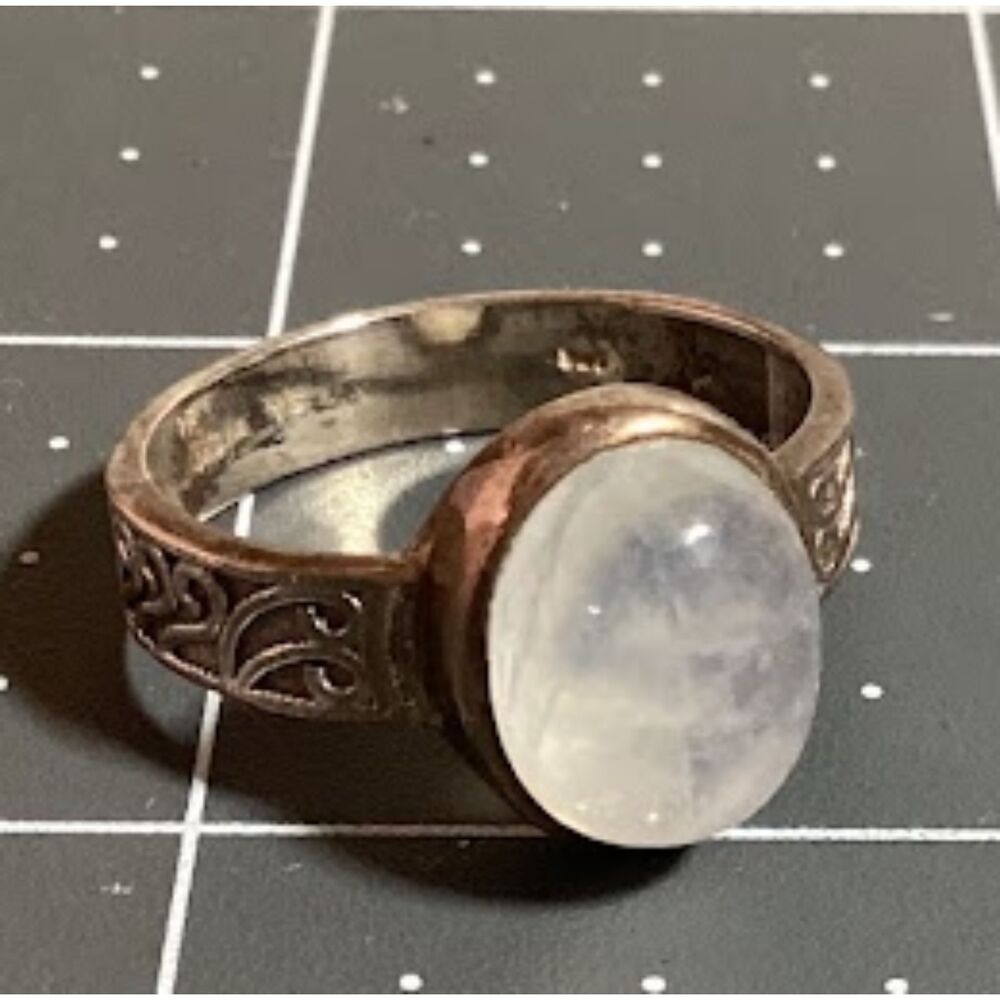 925 Sterling Silver Moonstone Ring